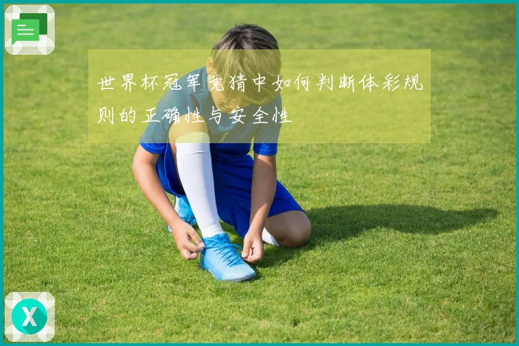 世界杯冠军竞猜中如何判断体彩规则的正确性与安全性